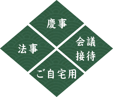 慶事 法事 会議接待 ご自宅用